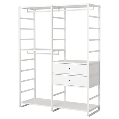 ELVARLI storage with drawers & shelves, durable, open design.