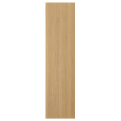 FORSBACKA natural oak wood kitchen panel with smooth texture.