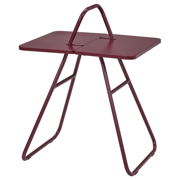IKEA PS 2026 Side table, dark red, 50x40 cm