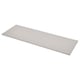 The JÄRSTORP rectangular, light grey, flat worktop made of laminate.