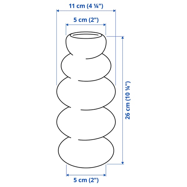 Illustration with measurements for the product: KÄLLARHALS.