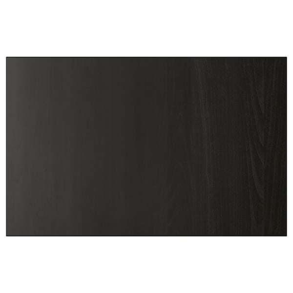 LAPPVIKEN door, black-brown, modern wood design, sleek and simple.