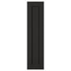 A LERHYTTAN kitchen cabinet door in black. It has a solid wood frame with bevelled edges and a veneer panel, offering a traditional look.