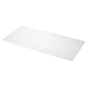 LOCKEBO Custom made worktop, white/grey-beige marble effect/glass composite, 1 m²x2.0 cm