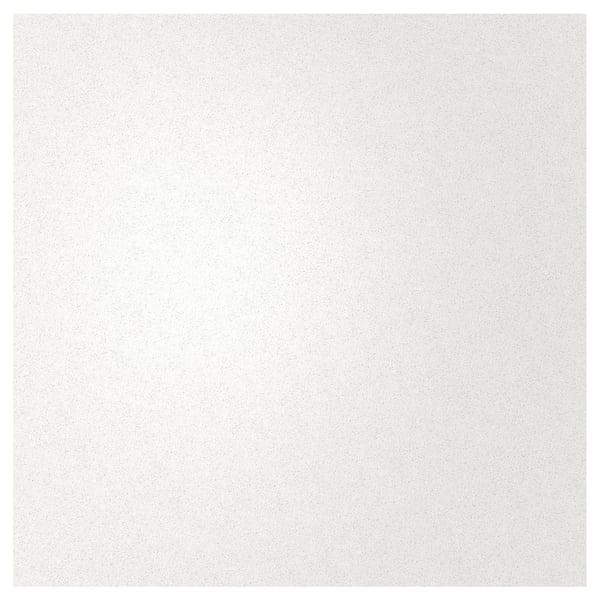 LOCKEBO Custom made worktop, white mineral effect/glass composite, 1 m²x2.0 cm