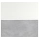 LYSEKIL Wall panel, double sided light grey/concrete effect matt white, 119.6x55 cm