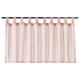 MATILDA light pink tab top curtains, sheer, recycled polyester.