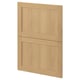 Light wood cabinet door, classic design, bevelled edges.