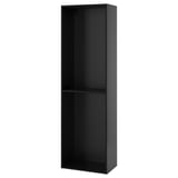 Metop closing cabinet METOD dark grey melamine 30x60 cm rectangular sleek modern design.
