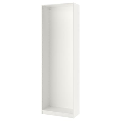 Ikea PAX wardrobe frame - white, modular design, adjustable feet