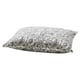 RODGERSIA pillowcase, cream with black paisley. Soft cotton-rayon blend, rectangular, ornate pattern.