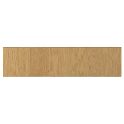 A wooden SINARP drawer in oak colour, rectangular shape, and sleek design.
