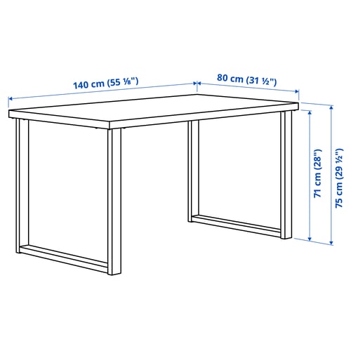 Illustration with measurements for the product: SKÅLSTA.