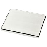 STARKVIND air philtre, white, rectangular, plastic frame, non-woven design.