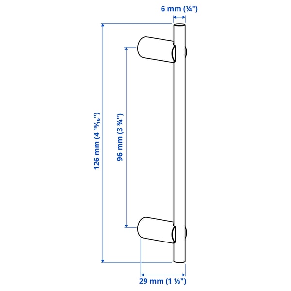 Illustration with measurements for the product: STJÄRNHOV.