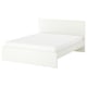 STORKLINTA Bed frame, white, 160x200 cm