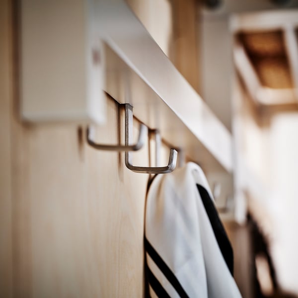 TJUSIG Hat rack, white, 79 cm