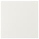Simple white square graphic, modern and clean.