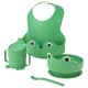 Baby bibs, bowls and cutlery