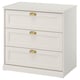 FÅGELFJÄLLET Комод с 3 ящиками, белый с оттенком, 82x51x78 см