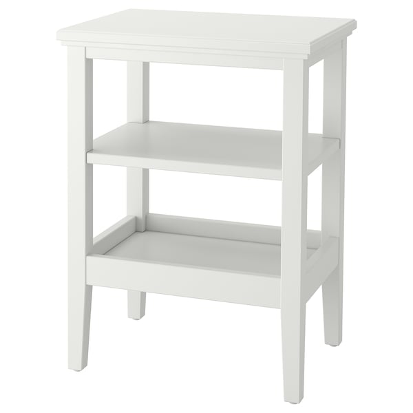 Приставной столик IDANÄS с 2 полками, простой и элегантный дизайн из дерева.