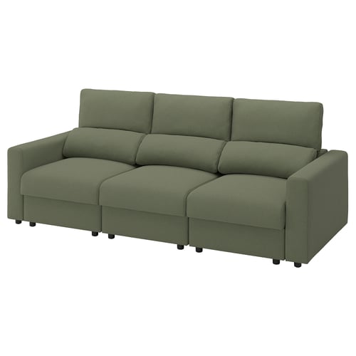 MALMKÖPING 3-местный диван, Tibbleby серо-зеленый