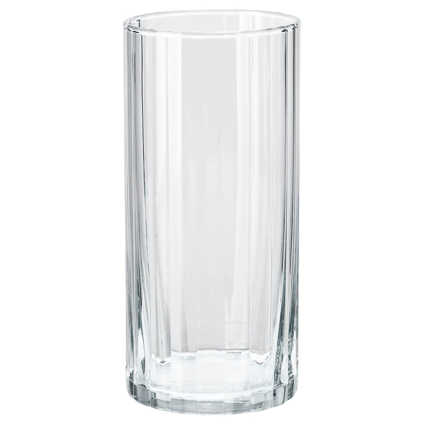 PÄRLGLADA Ваза, прозрачное стекло, 18 см