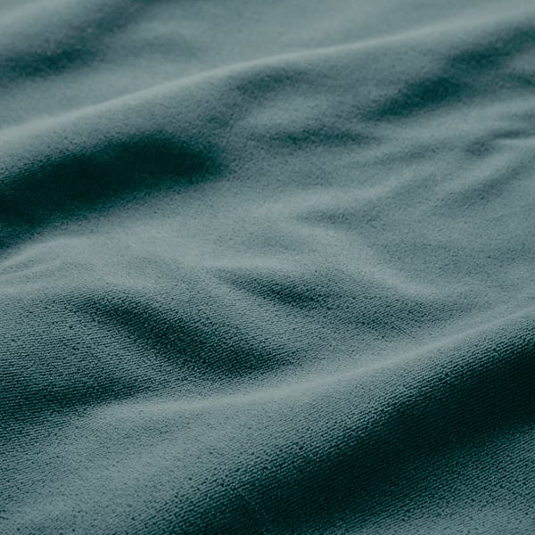 VALNÄS Чехол табурета для ног, Alhamn серо-синий темный