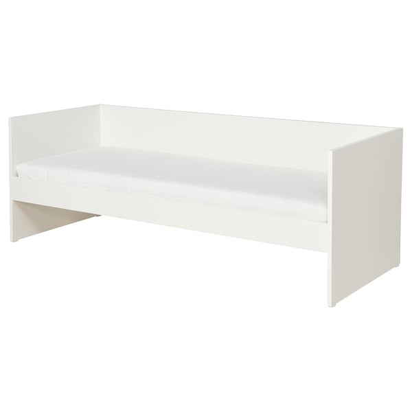 Белая кушетка Ikea VIHALS с матрасом.