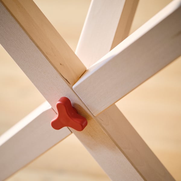 IKEA PS 2026 Table, folding/pine clear lacquered, 156x75 cm