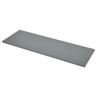 An IKEA JÄRSTORP grey rectangular worktop made of laminate and particleboard, designed for modern kitchens.