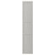 LERHYTTAN kitchen door, light grey, solid wood frame with bevelled edges, traditional design.