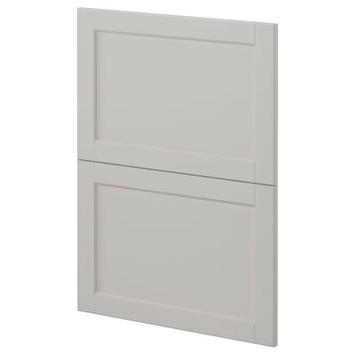 White METOD kitchen cabinet with bevelled edges, rectangular shape, traditional design.