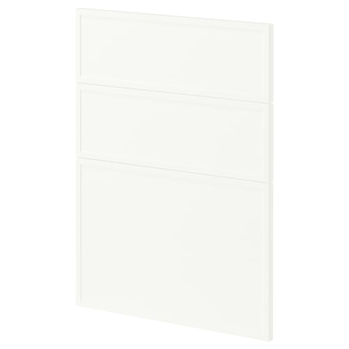 METOD 3 fronts for dishwasher, Aspudden matt white, 60 cm