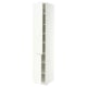 METOD High cabinet with shelves/2 doors, white/Aspudden matt white, 40x60x220 cm