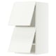 METOD Wall cabinet horizontal w 2 doors, white/Aspudden matt white, 40x80 cm