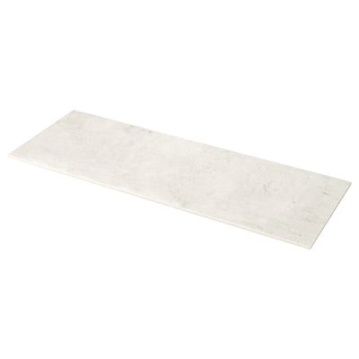 MÖCKLARP Custom made worktop, white/grey concrete effect/high pressure porcelain, 1 m²x2.0 cm