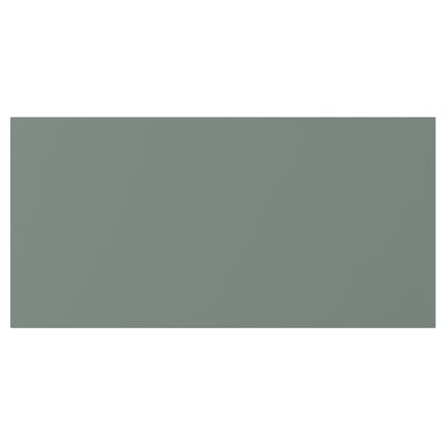 NICKEBO fronts - grey-green, rectangular, smooth, modern.