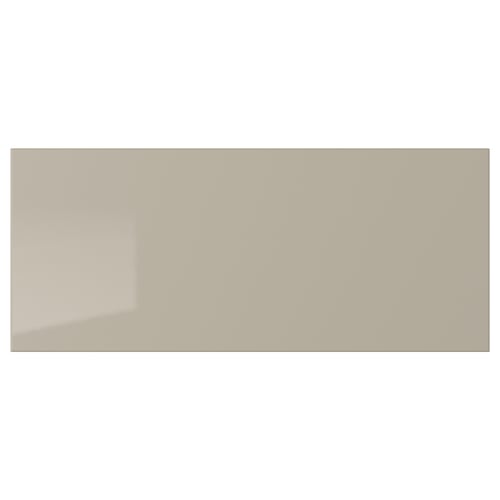 Rectangle beige storage drawer; modern glossy finish.