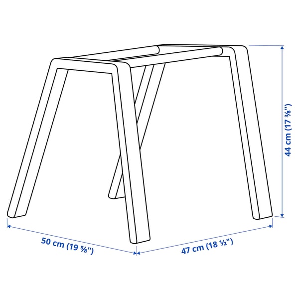 Illustration with measurements for the product: SKÅLSTA.