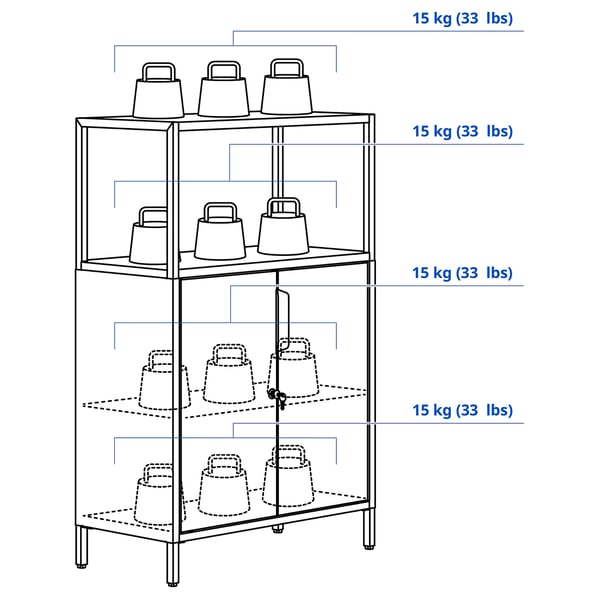 Illustration with measurements for the product: TROTTEN.