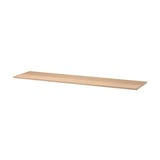Плавающая полка BESTÅ, дубовый шпон, прямоугольный, минималистичный дизайн.