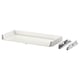 Белый ящик MAXIMERA с полозьями, полностью выдвигается для легкого доступа.