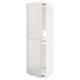 Белый кухонный шкаф METOD с глянцевой отделкой и двумя дверцами. Это элегантный, современный дизайн с регулируемыми полками.