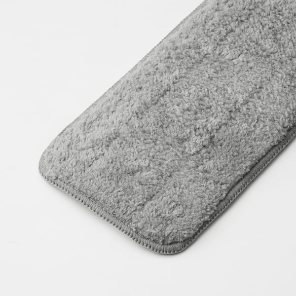 Серая чистящая салфетка из микрофибры, текстурированная, с высокой впитывающей способностью для эффективной очистки.