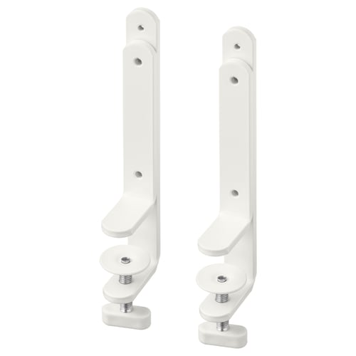 Белые настольные соединители СКОДИС, настенные кронштейны, вертикальное исполнение.