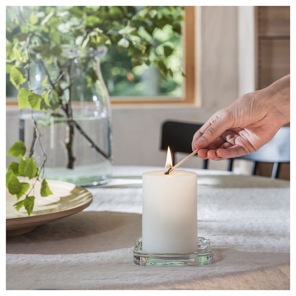 ADLAD قالب شمع معطر, الغابة الاسكندنافية/أبيض, 30 س