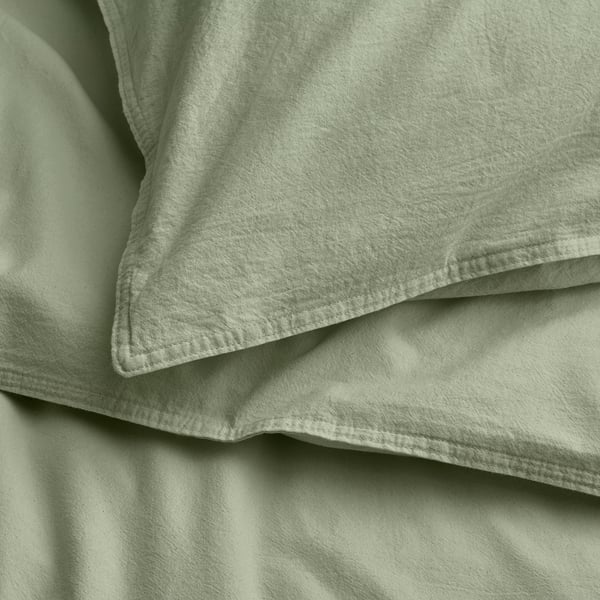 ÄNGSLILJA غطاء لحاف و ٢ غطاء مخدة