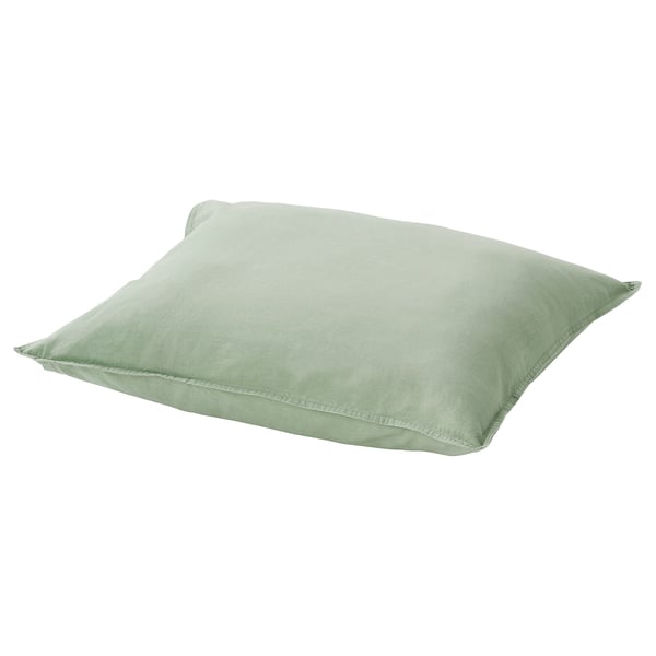 ÄNGSLILJA غطاء مخدة, رمادي-أخضر باهت, 50x60 سم