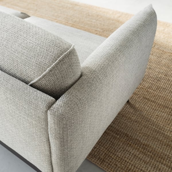 ÄPPLARYD كنبة 4 مقاعد مع أريكة طويلة, Lejde رمادي فاتح
